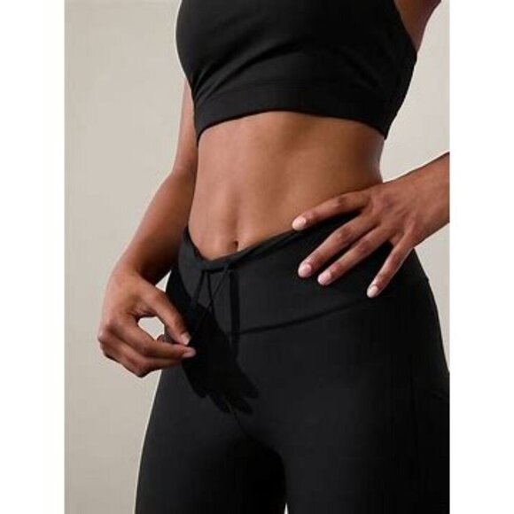 Athleta Black Interval Stash High Rise 7/8 Leggings Small - Picture 3 of 10